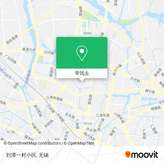 刘潭一村小区地图