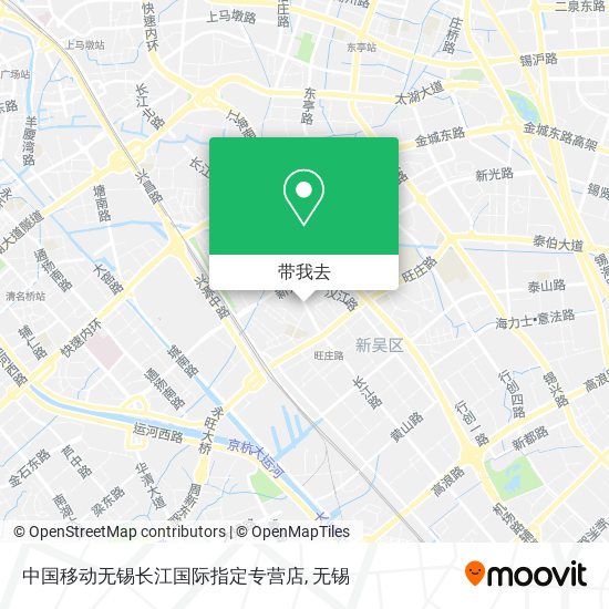 中国移动无锡长江国际指定专营店地图