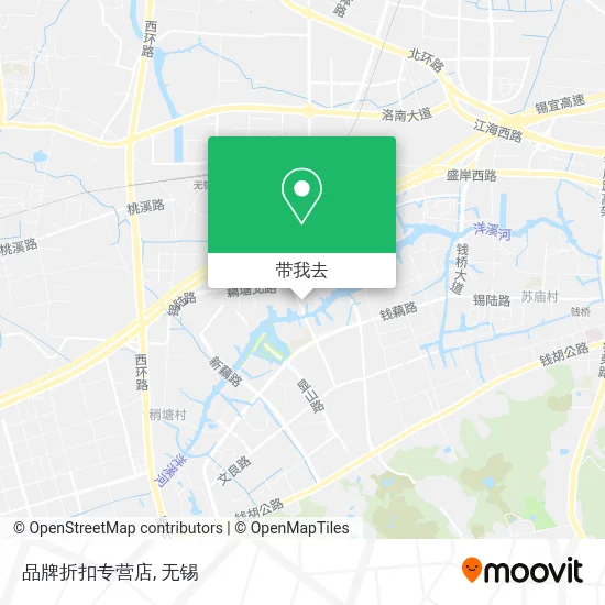 品牌折扣专营店地图