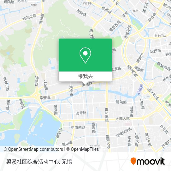 梁溪社区综合活动中心地图