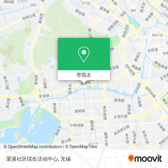 梁溪社区综合活动中心地图