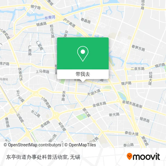东亭街道办事处科普活动室地图