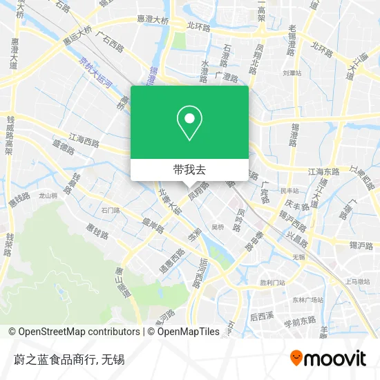 蔚之蓝食品商行地图