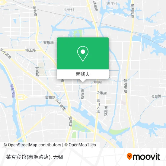 莱克宾馆(惠源路店)地图