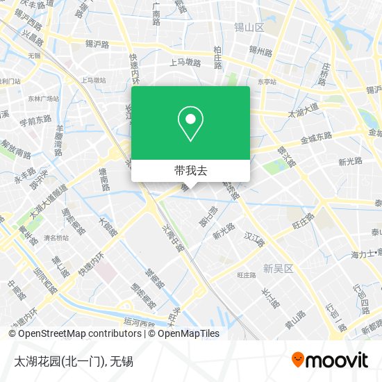 太湖花园(北一门)地图