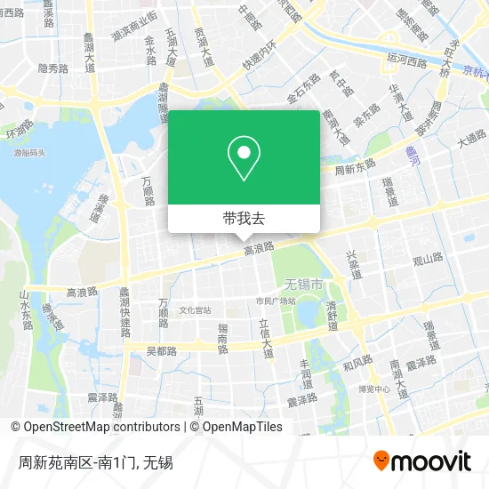周新苑南区-南1门地图