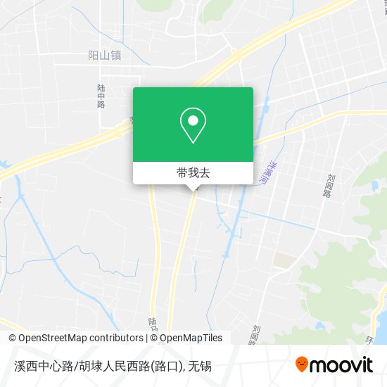 溪西中心路/胡埭人民西路(路口)地图