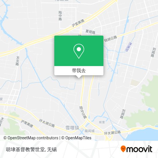 胡埭基督教警世堂地图