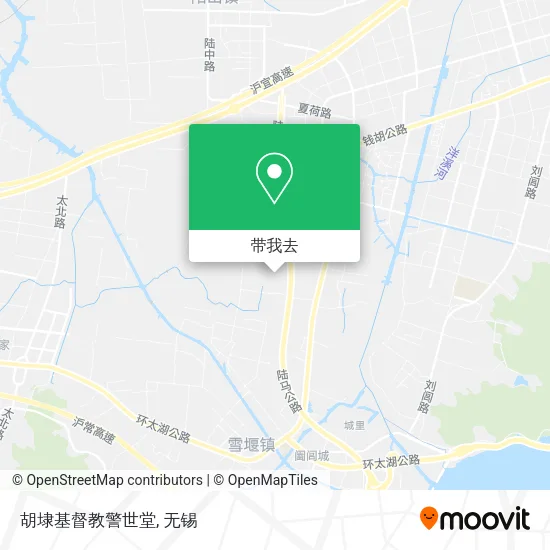 胡埭基督教警世堂地图