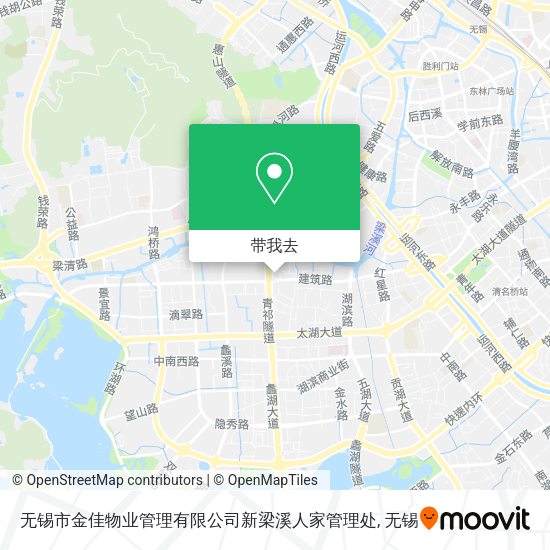 无锡市金佳物业管理有限公司新梁溪人家管理处地图