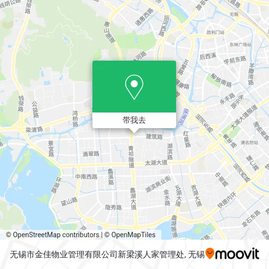 无锡市金佳物业管理有限公司新梁溪人家管理处地图