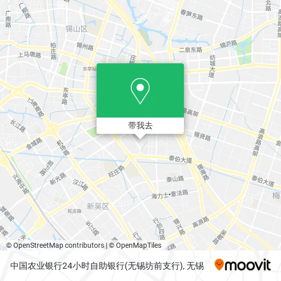 中国农业银行24小时自助银行(无锡坊前支行)地图
