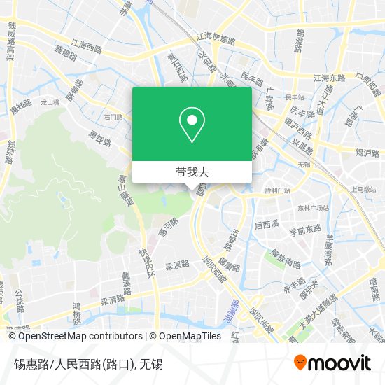 锡惠路/人民西路(路口)地图