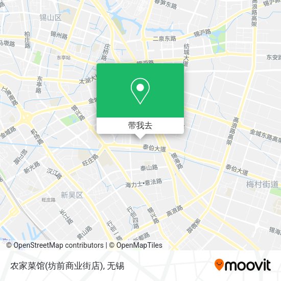 农家菜馆(坊前商业街店)地图