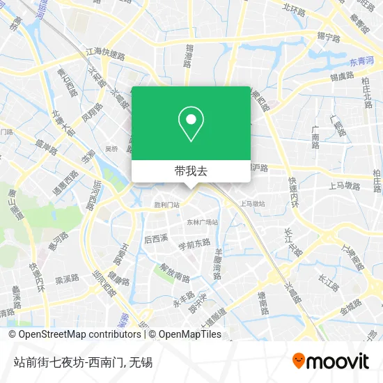 站前街七夜坊-西南门地图