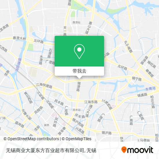 无锡商业大厦东方百业超市有限公司地图