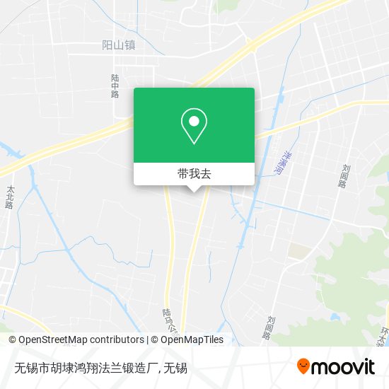 无锡市胡埭鸿翔法兰锻造厂地图
