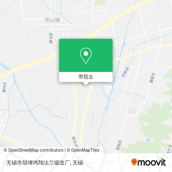 无锡市胡埭鸿翔法兰锻造厂地图
