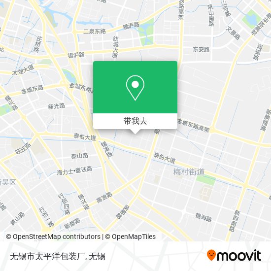 无锡市太平洋包装厂地图