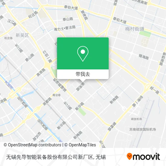 无锡先导智能装备股份有限公司新厂区地图