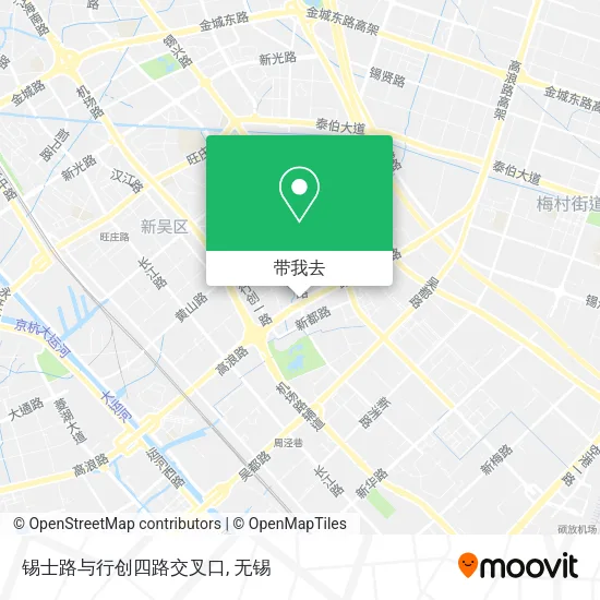 锡士路与行创四路交叉口地图