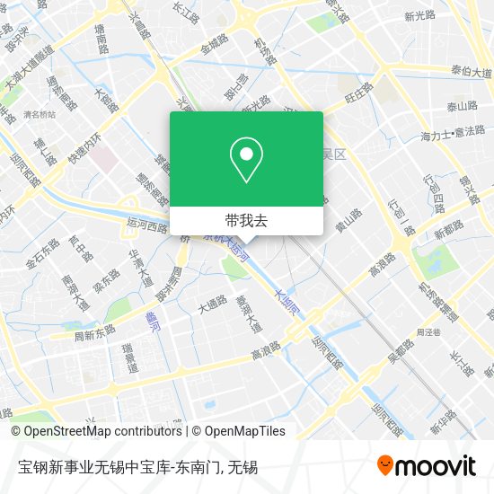 宝钢新事业无锡中宝库-东南门地图