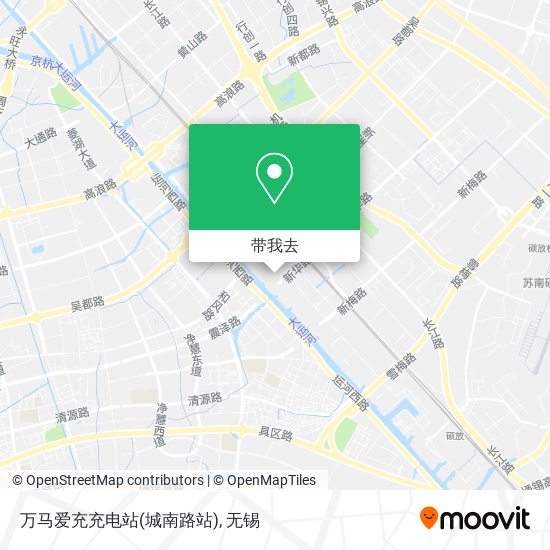 万马爱充充电站(城南路站)地图