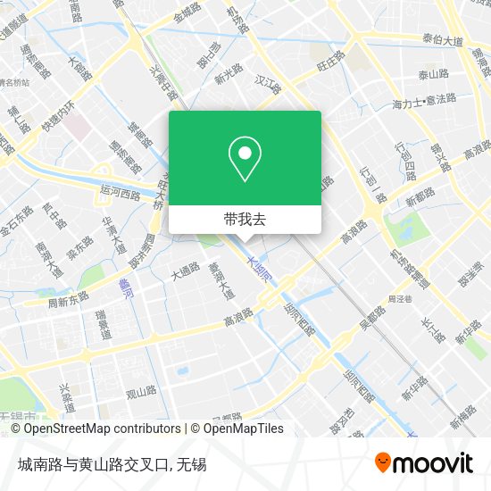 城南路与黄山路交叉口地图