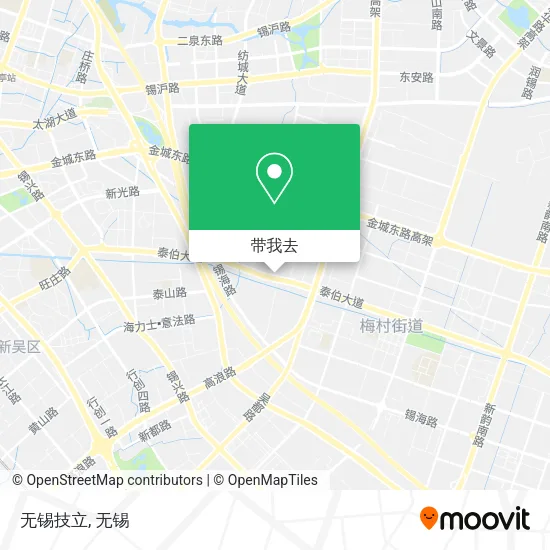 无锡技立地图