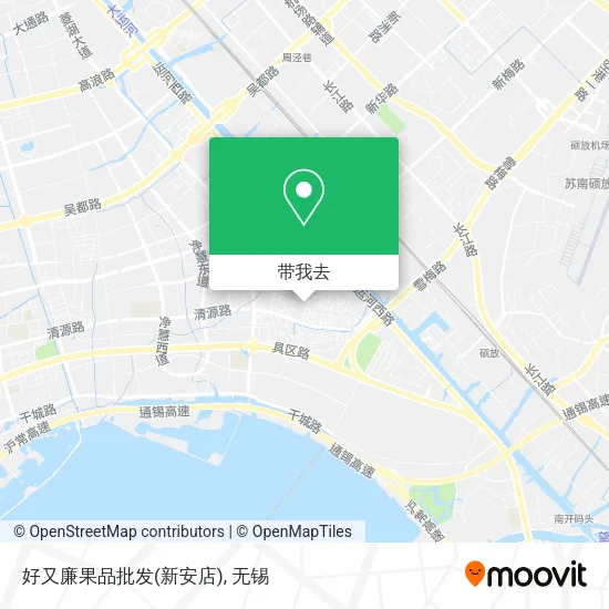 好又廉果品批发(新安店)地图