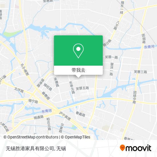 无锡胜港家具有限公司地图