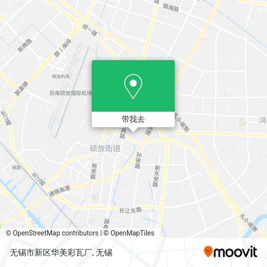 无锡市新区华美彩瓦厂地图