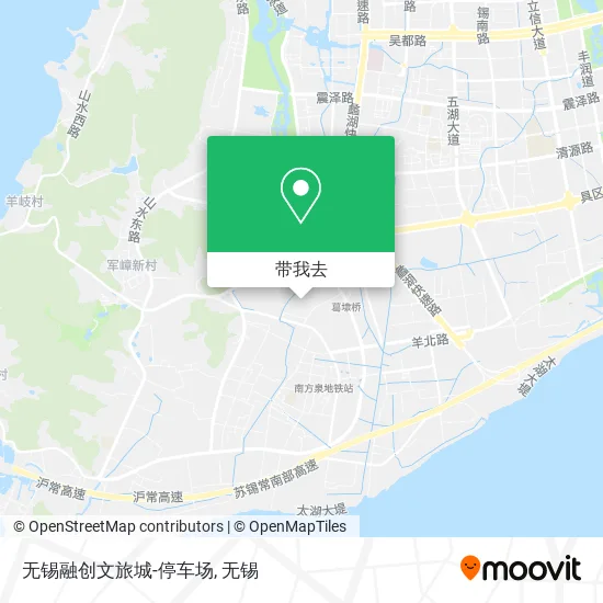 无锡融创文旅城-停车场地图