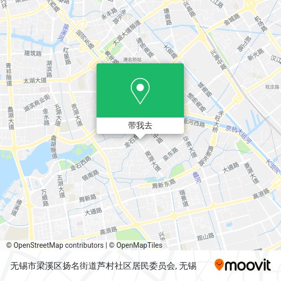 无锡市梁溪区扬名街道芦村社区居民委员会地图