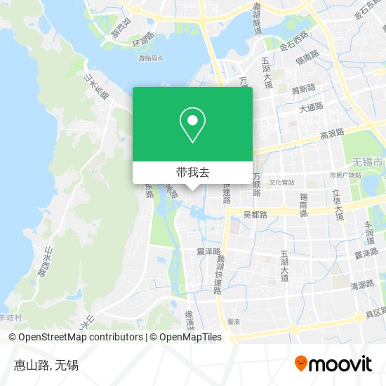 惠山路地图