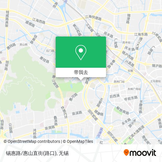 锡惠路/惠山直街(路口)地图