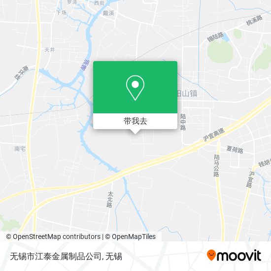 无锡市江泰金属制品公司地图