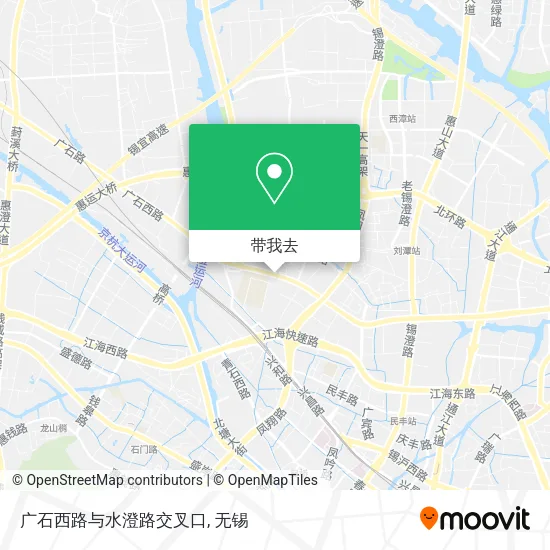 广石西路与水澄路交叉口地图