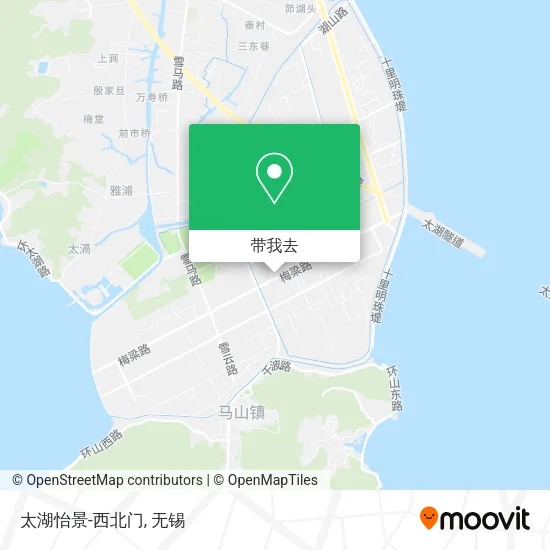 太湖怡景-西北门地图