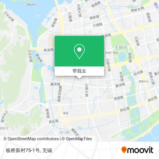 板桥新村75-1号地图