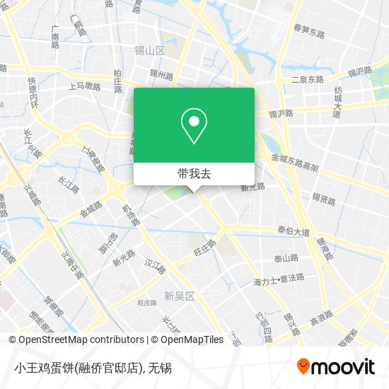 小王鸡蛋饼(融侨官邸店)地图