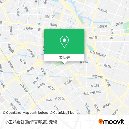 小王鸡蛋饼(融侨官邸店)地图
