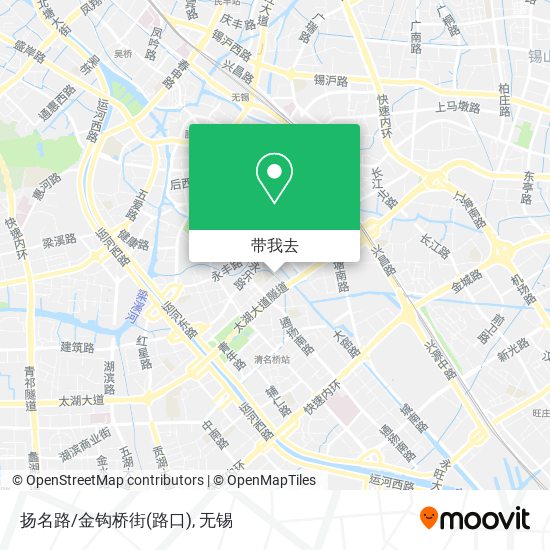 扬名路/金钩桥街(路口)地图