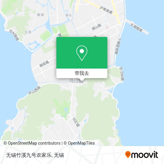 无锡竹溪九号农家乐地图