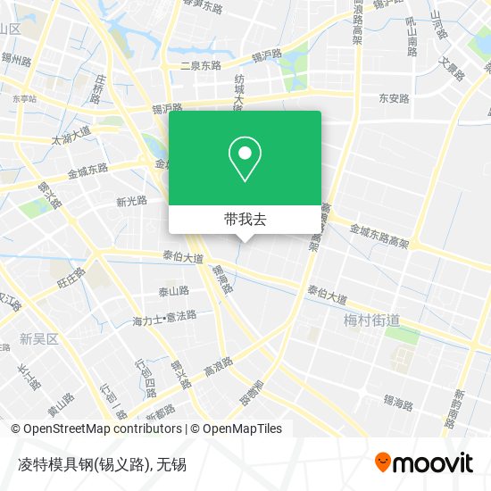 凌特模具钢(锡义路)地图