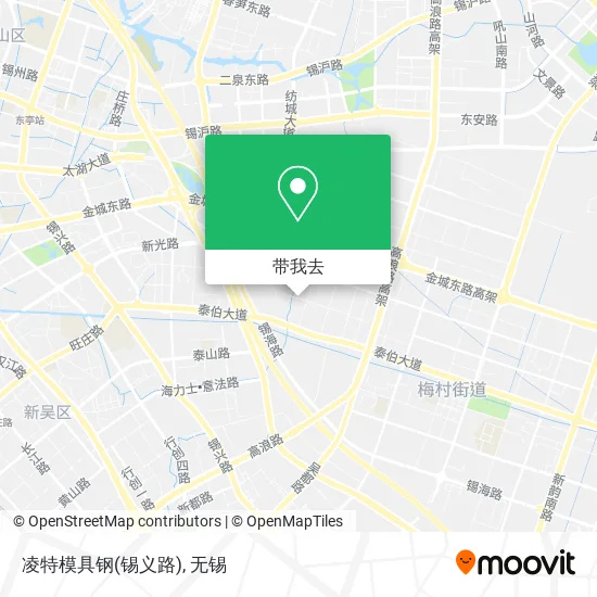 凌特模具钢(锡义路)地图