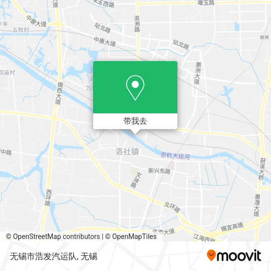 无锡市浩发汽运队地图