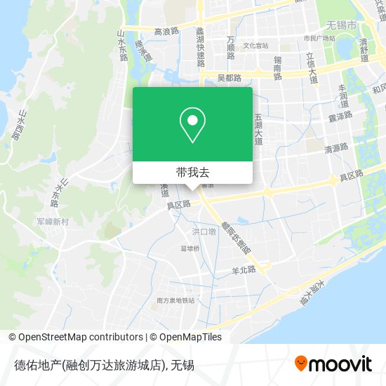 德佑地产(融创万达旅游城店)地图