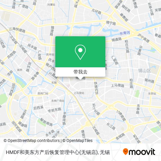HMDF和美东方产后恢复管理中心(无锡店)地图
