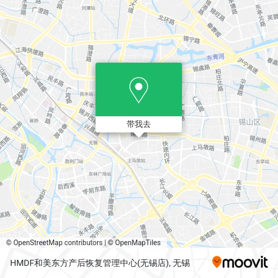 HMDF和美东方产后恢复管理中心(无锡店)地图
